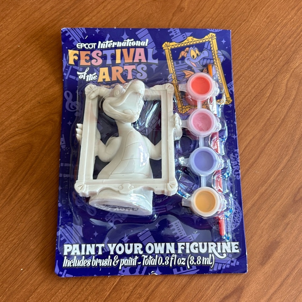 EPCOT International Festival of The Arts 2024 Paint Your Own Figurine. Figment